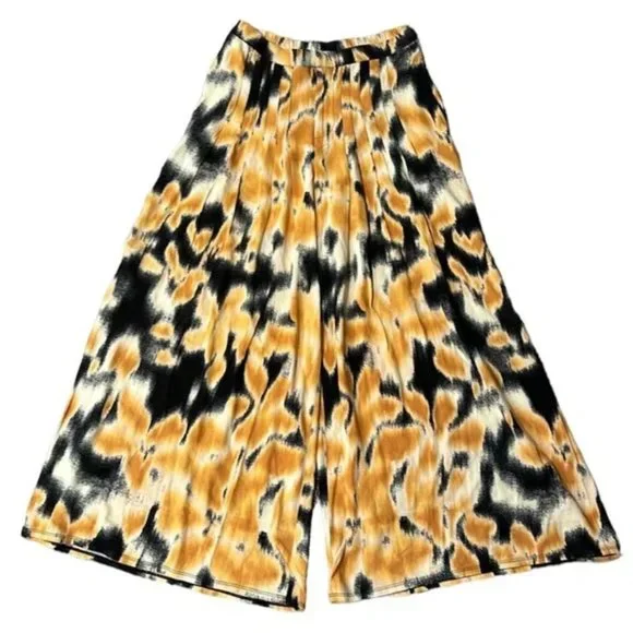 044 Free People x Revolve Bali Wild Child Pleated Pant in Night Combo Size XS - Picture 5 of 9